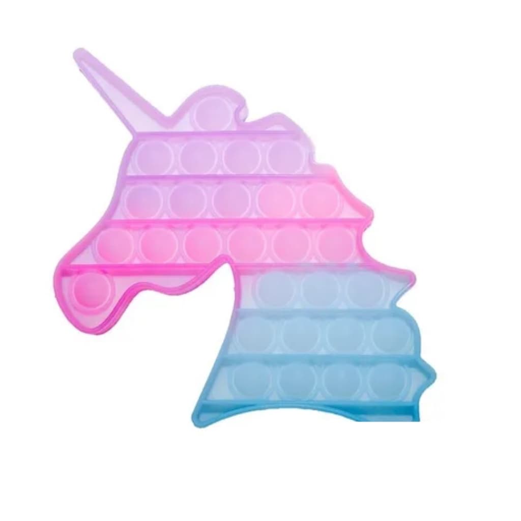 Pop It Unicórnio Que Muda De Cor 21x16cm