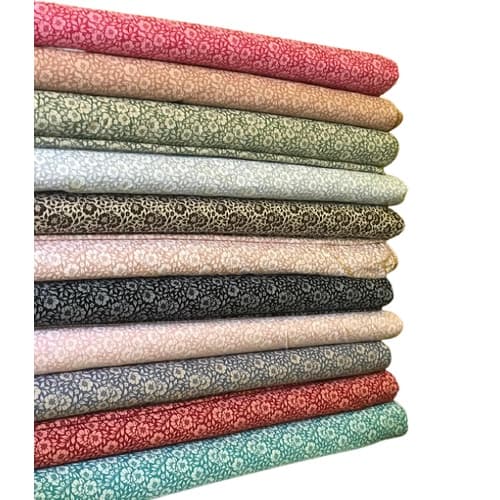 Meio MetroTecido Tricoline Estampado Floral Mini 100%algodão 0,5x1,5mt