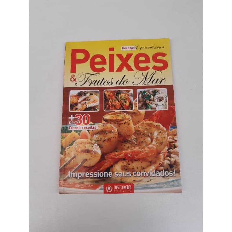 Livro receitas especialíssimas peixes e frutos do mar O147