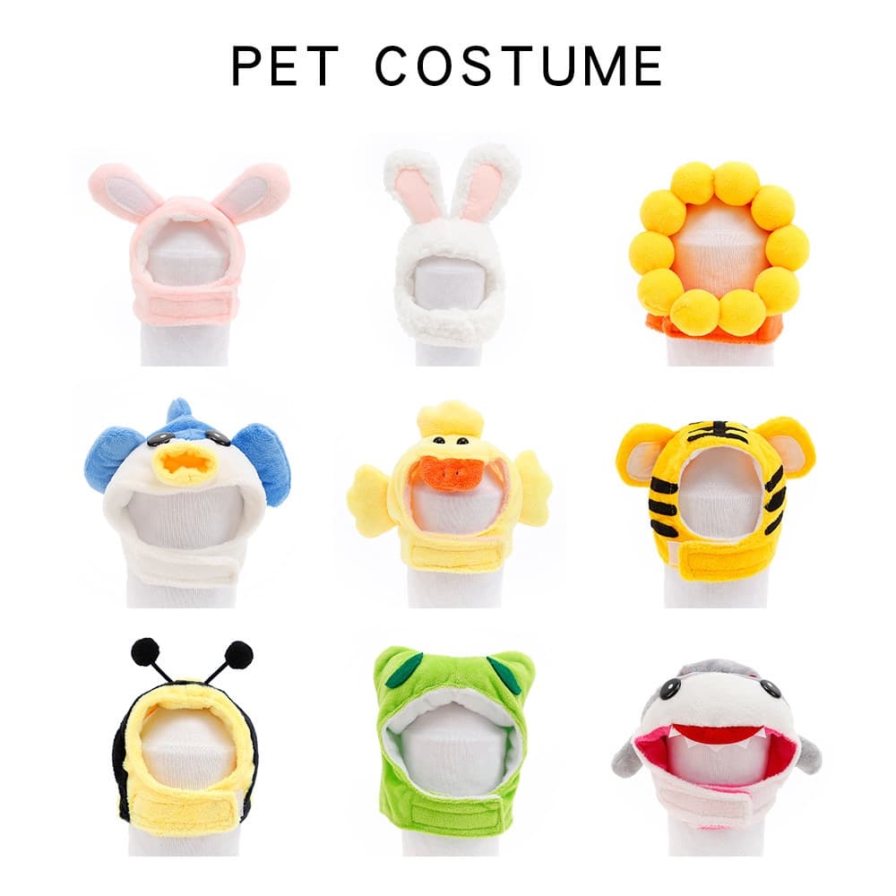 Hellowpet 1Pc Cabeça De Gato De Estimação Cão Capa Chapéu Do Traje Partido Dos Desenhos Animados Bonito Produtos Bonitos