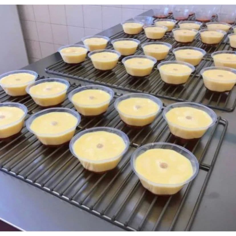 Forma Mini De Pudim 10 Und Com Tampa Forneável 120ml - Plastilânia /