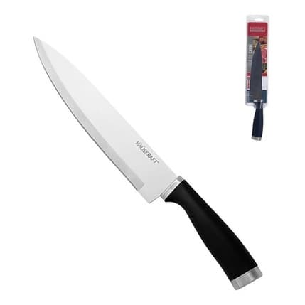 Faca Do Chef Profissional P/ Carne Sushi 8pol/20cm Preta