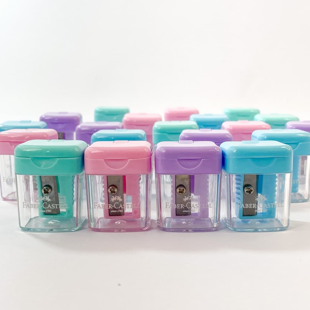 Apontador com Depósito Mini Tom Pastel - Faber-Castell