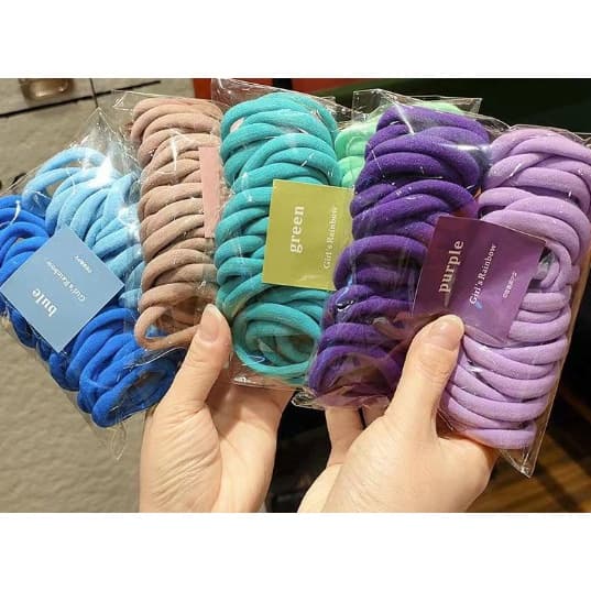 kit Até 150  xuxinhas Elástico de Cabelo Xuxinha Criança Adulto Rabicó