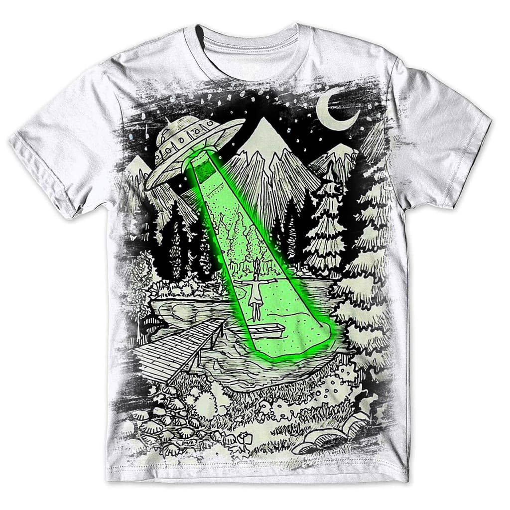Camisa Camiseta Masculina Alienígena ET Ovni 17