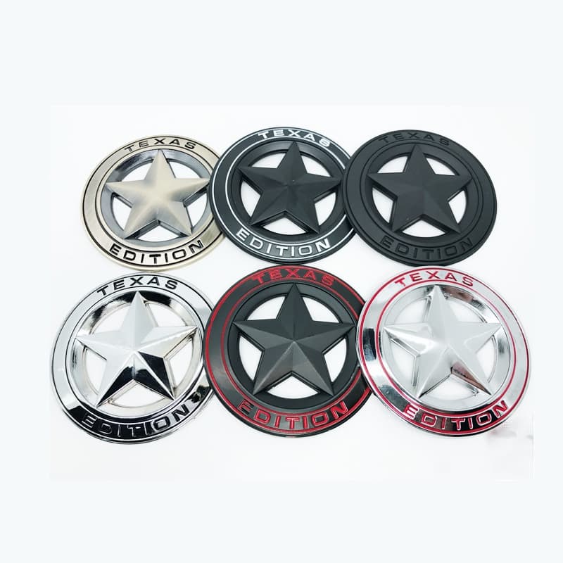 3D Badge TEXAS EDITION Star TRAIL RATED 4X4 Emblema Limitado Adesivos Metálicos Para Carros JEEP Cherokee Wrangler Grand