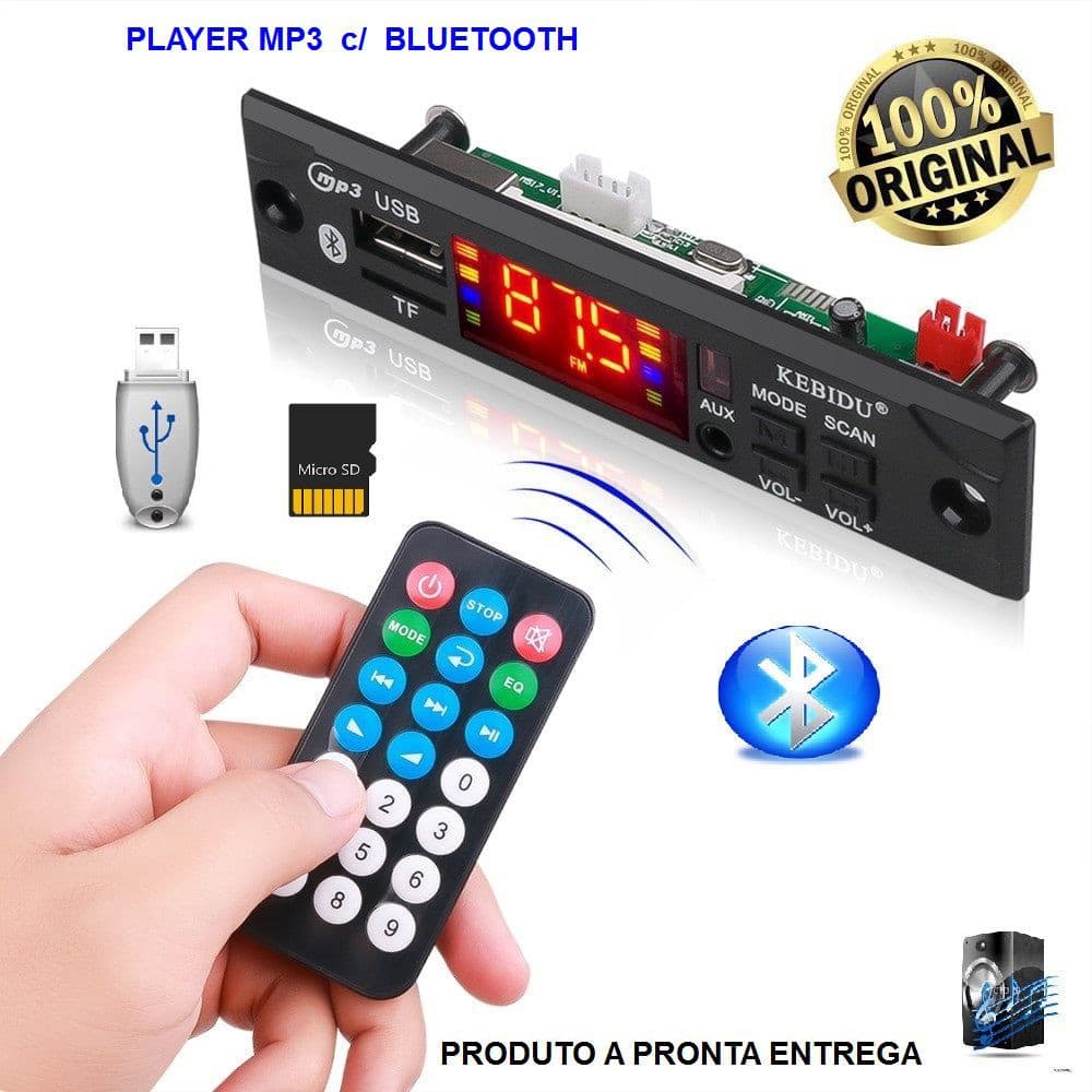Placa Mp3 c/ Bluetooth 5.0