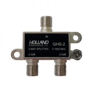 Divisor 1x2 Saidas Ghs-2 Ant. Vhf Uhf Net Tv Cabo - Holland PROMOÇÃO