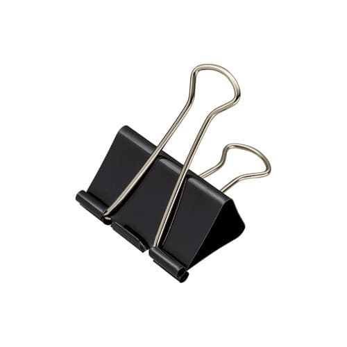 Prendedor de Papel 15mm, 19mm, 25mm, 32mm, 41mm, 51mm Binder - Yins