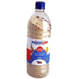 Areia c/ Grit Aromatizada 1,5kg c/ Carvão Ativado para Aves em Geral