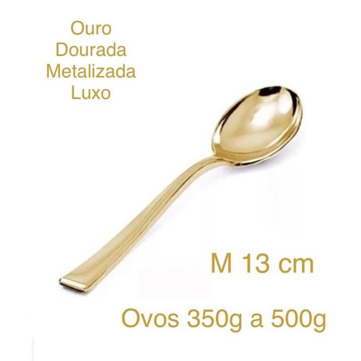 8~60 colher para ovo de páscoa ouro dourada metalizada 10 cm 13 cm ou 17 cm//