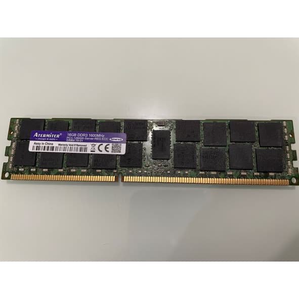 Memoria Atermiter 16GB Ecc DDR3 PC3-12800r Para Servidores - Workstation