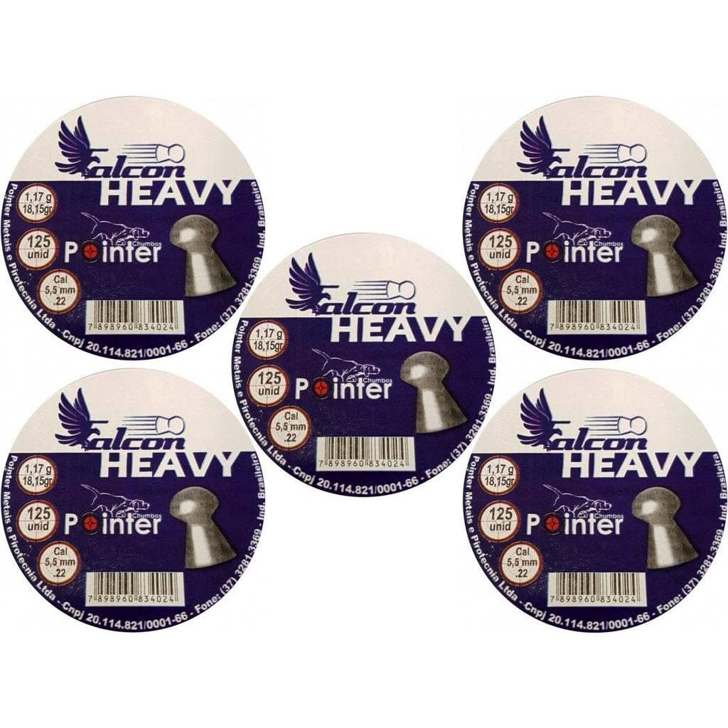 Kit 5 Pointer Falcon Heavy 5.5mm 625un