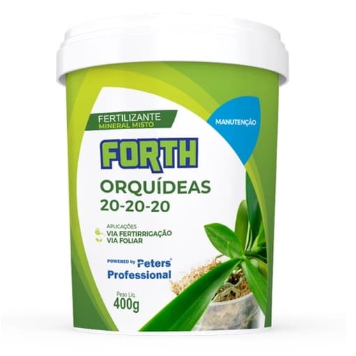 Adubo Forth Orquideas Manutençao 20-20-20 Peters 400g