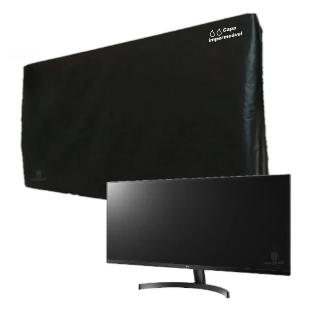 Capa Para Monitor Gamer Led 15" -19" -21"-22" -23" -24" - 26" - 27" Polegadas Corino Impermeável