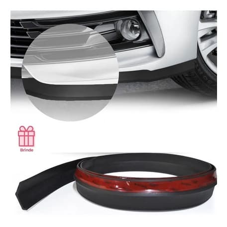Saia Spoiler Parachoques Front Lip Borracha Tuning Universal