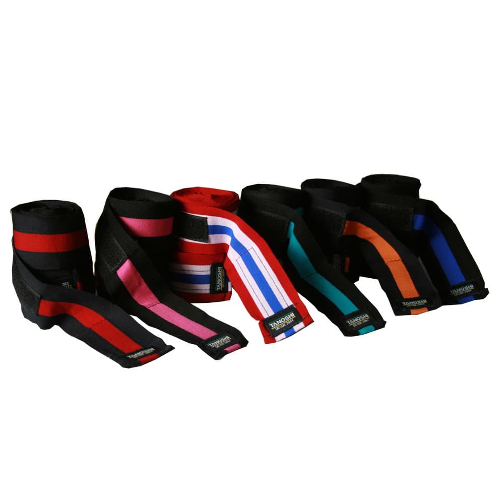 Bandagem Elástica (par) 3metros Dual Color MuayThai, Sanda, Kickboxing, MMA, Luta, fight