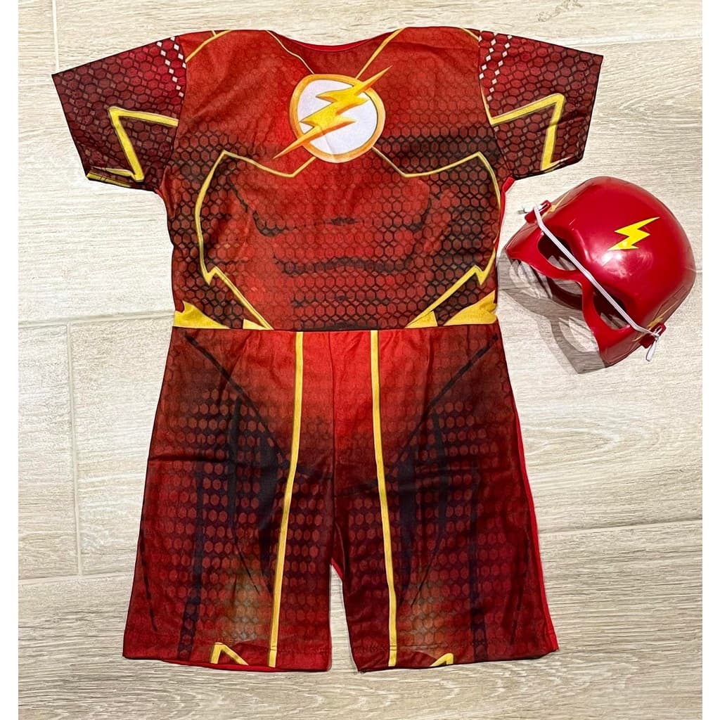 Fantasia Infantil Flash Liga da Justiça 2 a 8 anos
