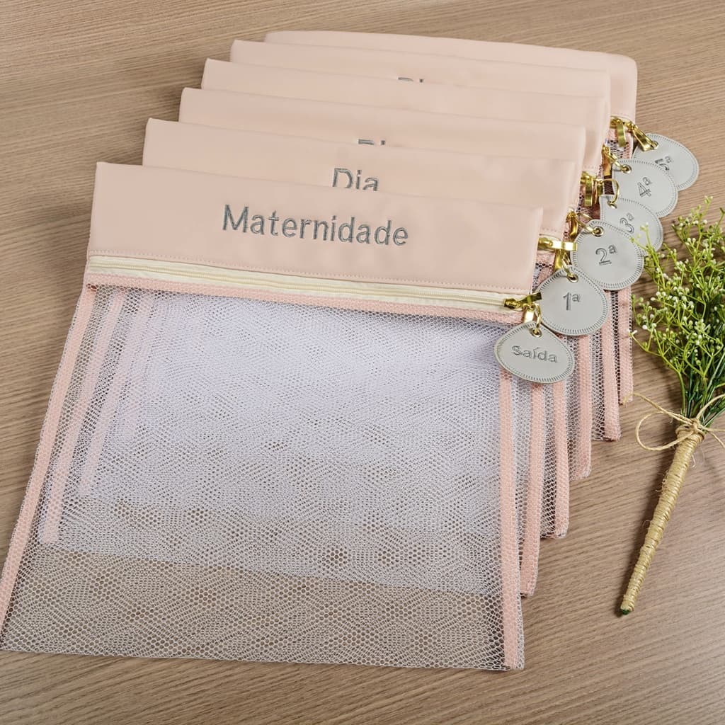 Saquinho Organizador Maternidade Bolsa Kit 4 Peças