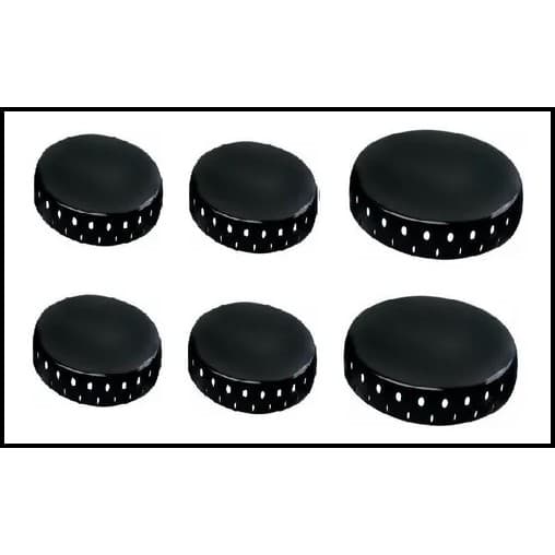 Kit 6 Espalhadores Tampinhas Fogao Continental Dako Muler