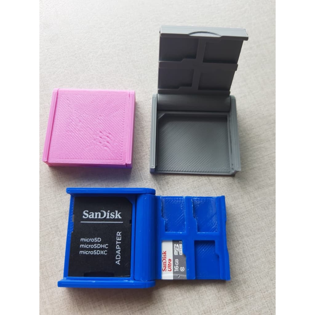 Case para cartão SD - Porta cartão de memoria - Impressão 3D