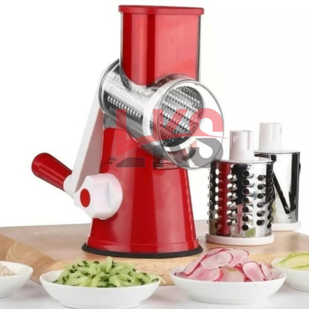 Cortador Fatiador Ralador Frutas Legumes Verduras Queijos Cozinha 3 Peças Tabletop