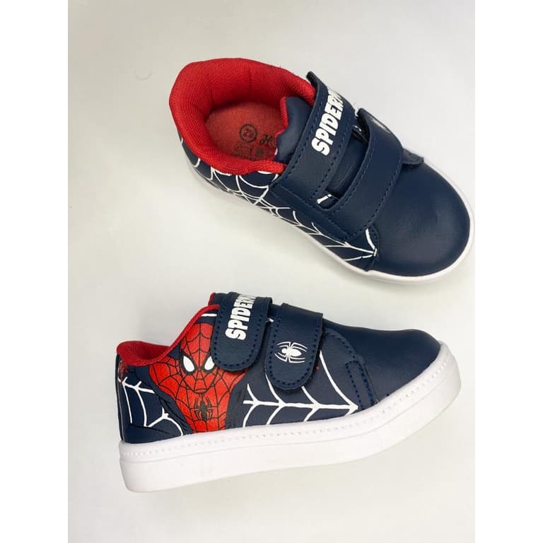 tenis infantil velcro para menino masculino personagem homem aranha