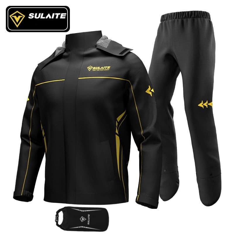 [atualização]Calça de chuva capa de chuva para motocicleta terno impermeável à prova de chuva para homens e mulheres