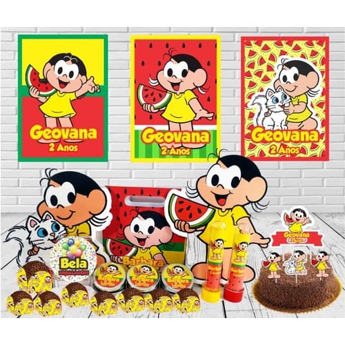 Kit Festa Infantil 300pçs - Magali - Personalizado