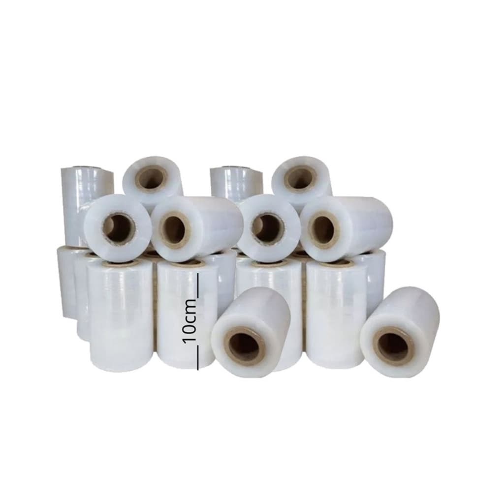 kit 10 rolos filme stretch 100mm