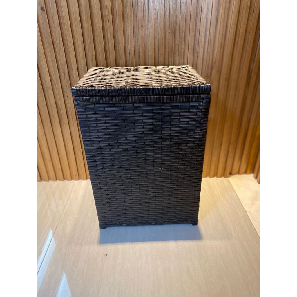 Roupeiro Cesto De Roupa Fibra Sintética 42x33x60 80 litros Cesto Organizador