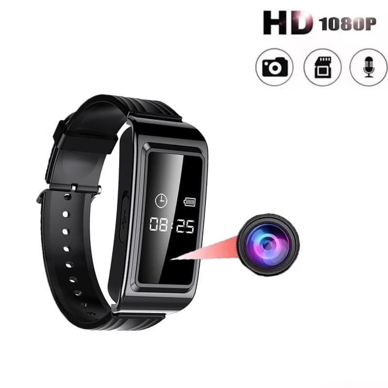 1080P HD Smart Watch Mini Câmera De Pulso Gravação De Vídeo De Microcâmera Voz Esportiva Gravador Bracelet
