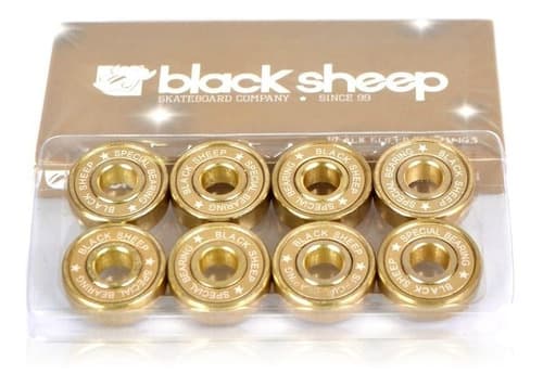 Rolamento Premium Skate Importado Black Sheep Gold Dourado