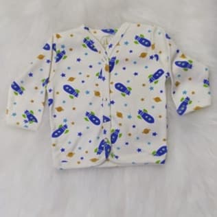 Casaquinho estampado para Bebê Menino