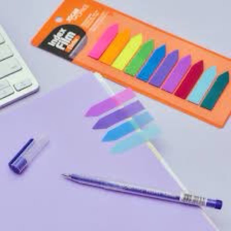 Kit com 2 ou 1 Marcadores de Página Bloco Adesivo Jocar Office