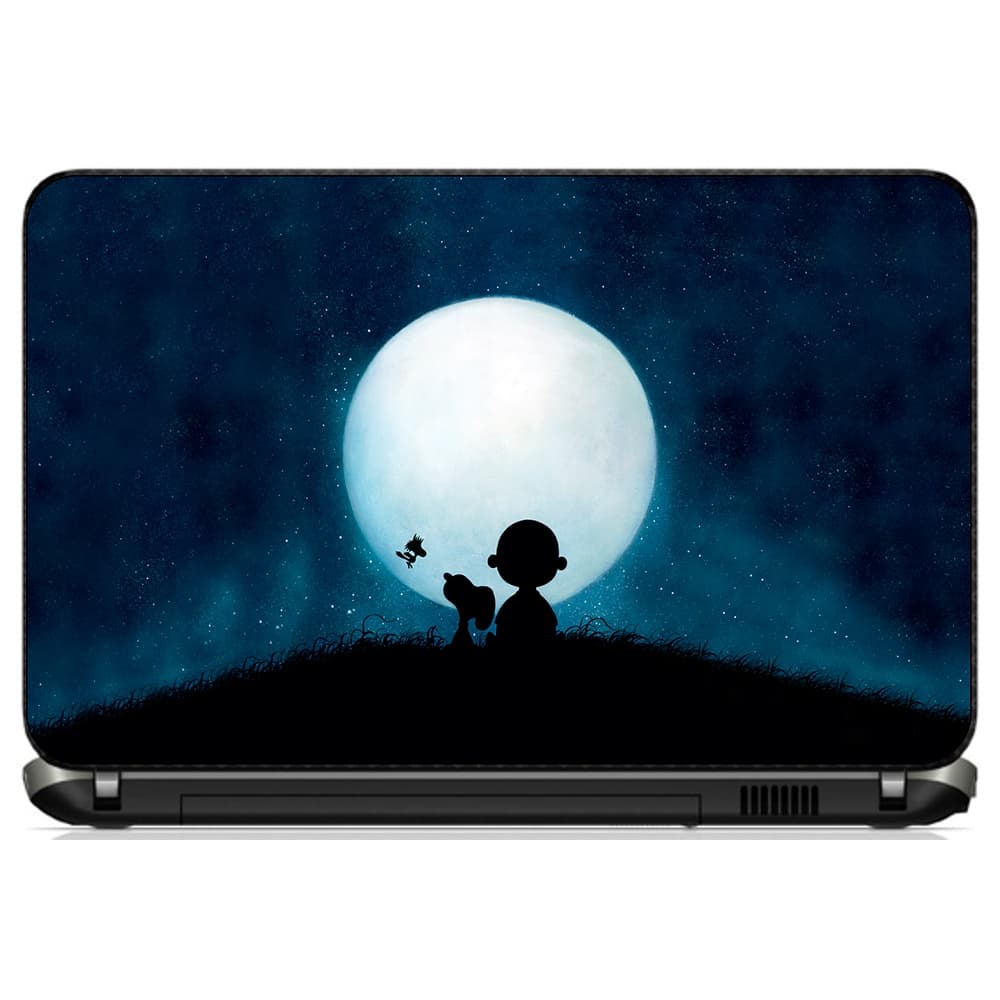 Adesivo Personalizado Skin Pelicula Notebook Macbook Tablet Snoopy [ 02 ] Charlie Brown Turma Amigos