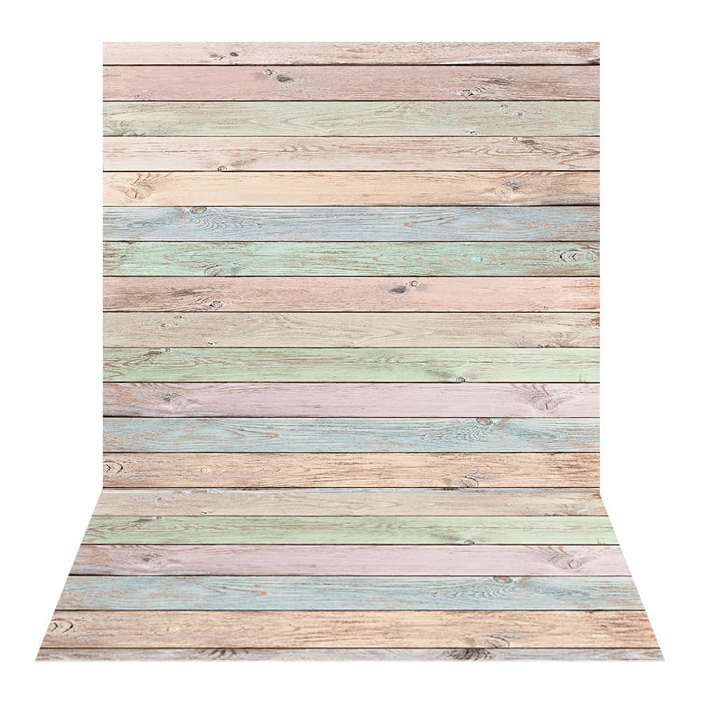 Fundo Fotográfico Tecido Newborn Madeira Colorida 1,20x1,50- Ffp-030