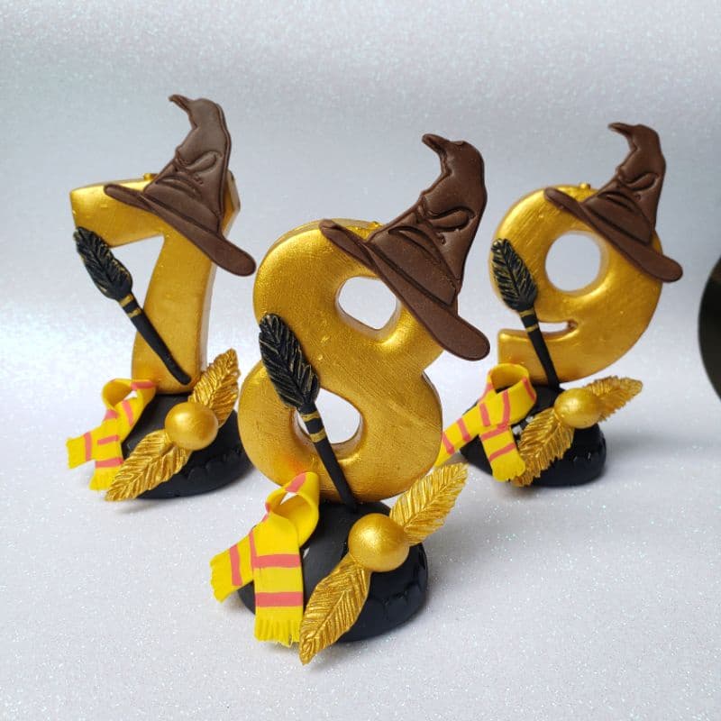 Vela De Biscuit Tema Harry Potter-ENVIO 24H/ENVIO IMEDIATO