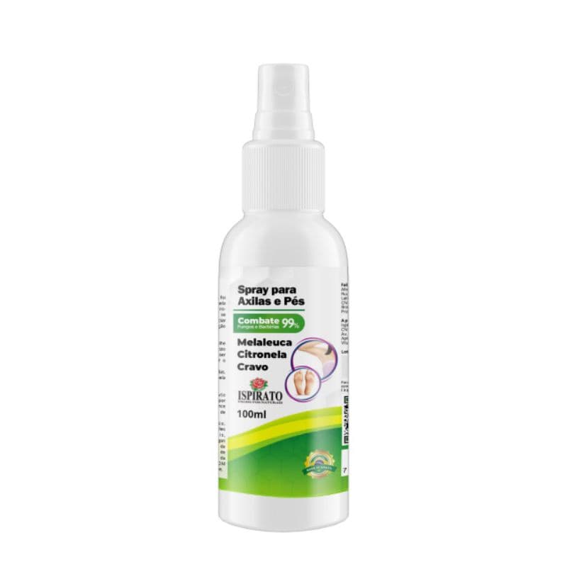 Spray para Bromidrose e Hiperidrose para pés e axilas 100ml