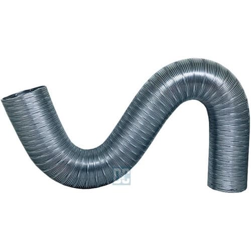 Tubo Extensivo em Alumínio 100mm Para Exaustor Coifa Aquecedor