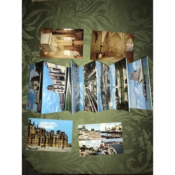 14 cartões postais de portugal antigos diversas cidades post card cartão postal