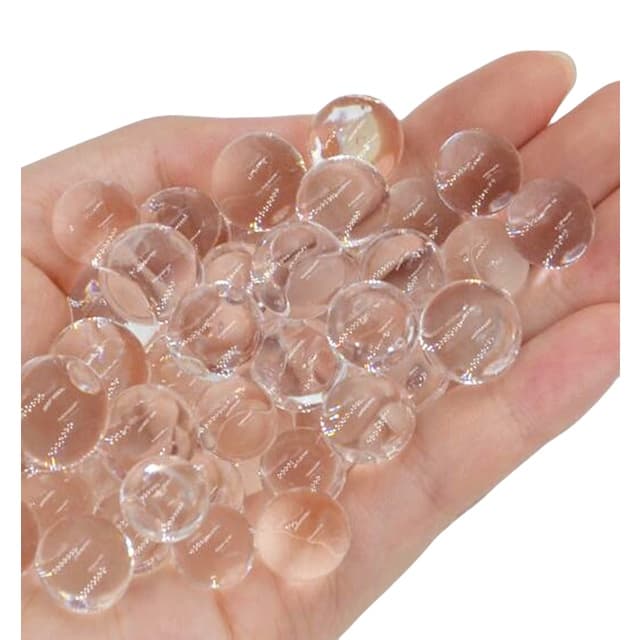 6.000 Bolinhas De Gel Transparentes Incolor que Crescem na água Decoração Vaso Planta Anti Stress