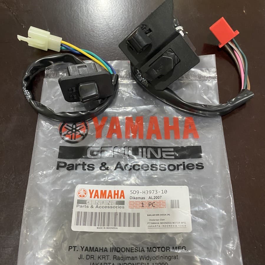 TOMBOL 5D9 Interruptor Esquerdo Suporte DIM Botão De Luz Chifre SEN YAMAHA VEGA ZR Antigo De SEIN DIMMER