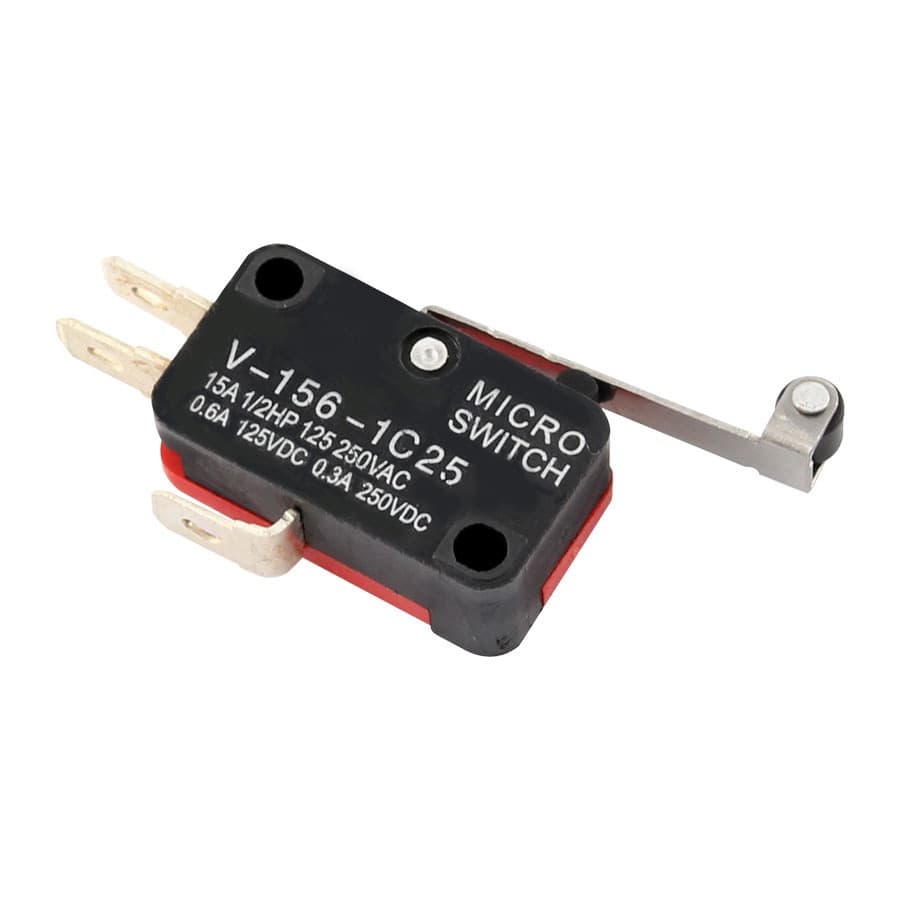 Chave Fim De Curso V-156-1C25 15A Micro Switch Com Rolete