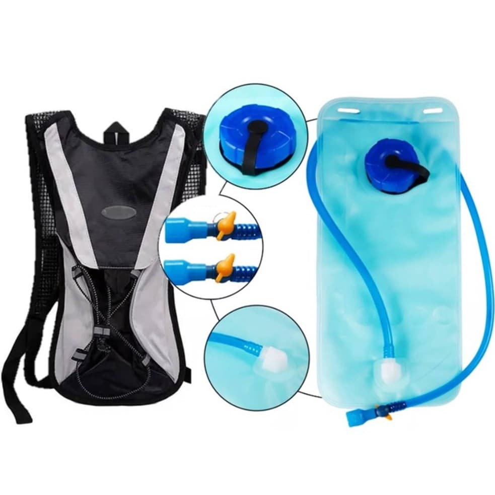 Refil de Hidratação Reservatório De Água 2 Litros Para Mochila Hidratação Camelback Bike Ciclismo