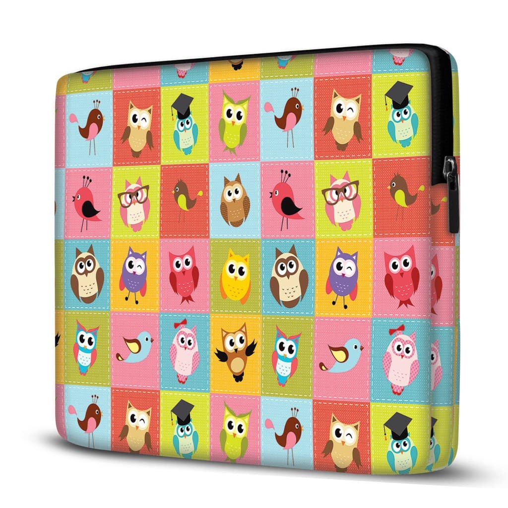 Capa Maleta Pasta para Notebook em Neoprene  - Little Owls