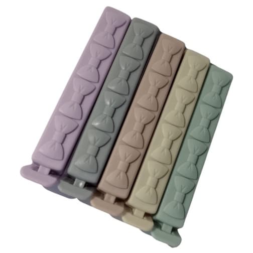 Lacre Prendedor selador De Embalagem Pregador Fechador Alimento 5 Un