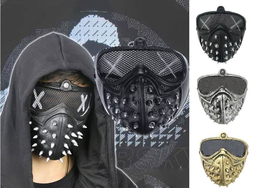 Máscara Watch Dogs Punk Cosplay Festas Eventos