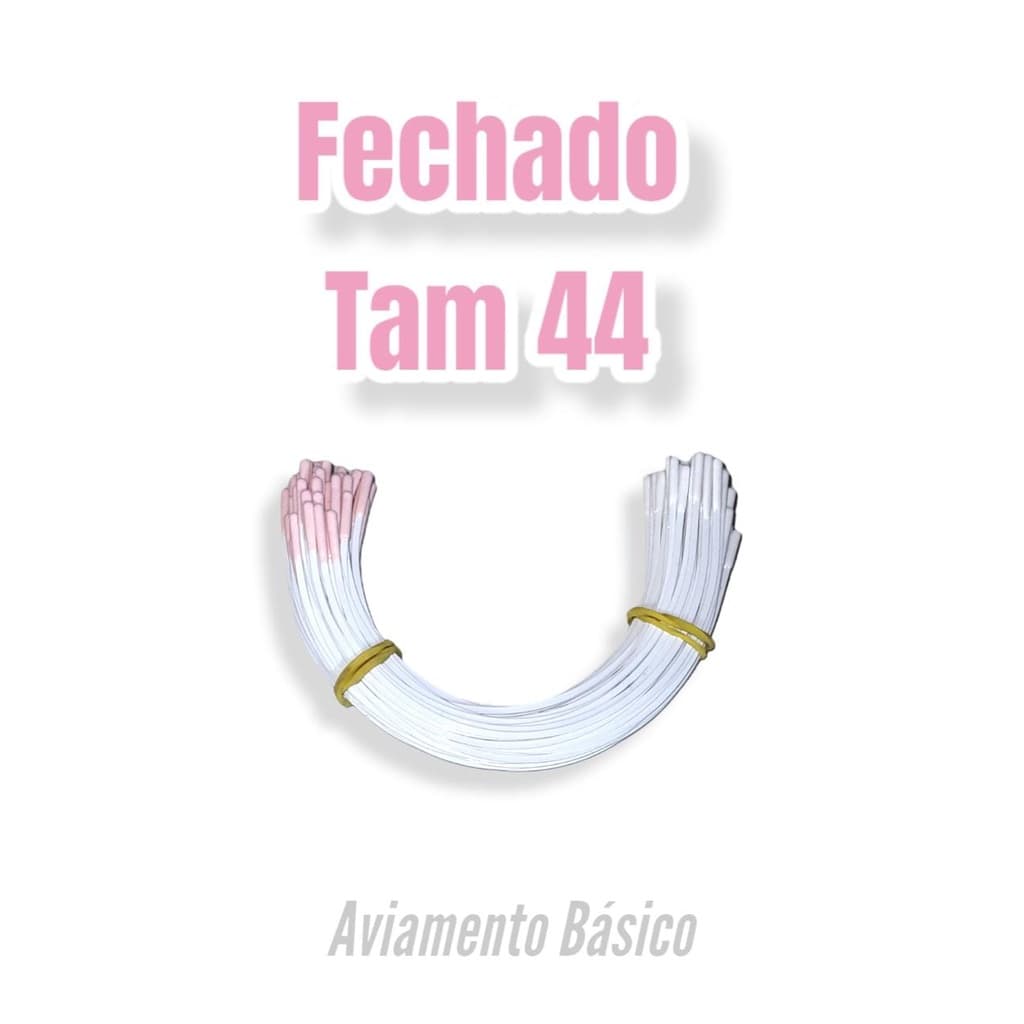 Arco Fechado para sutiã de metal - Modelo Fechado - Pacote com 50 pares