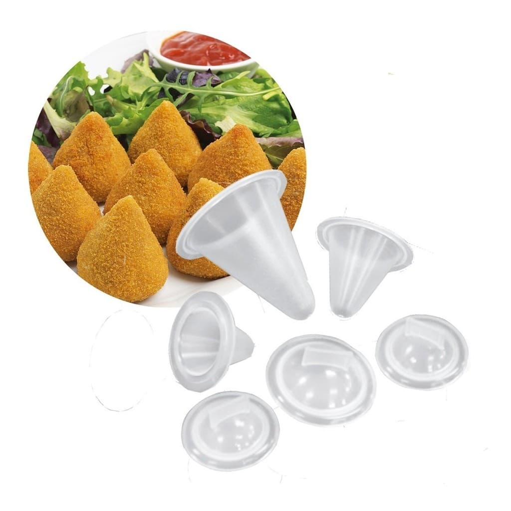 Kit Formas Para Fazer Coxinha Modeladora Keita 3 Tamanhos